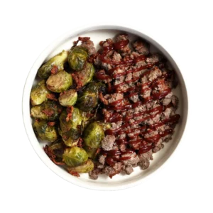 BBQ Beef & Brussels